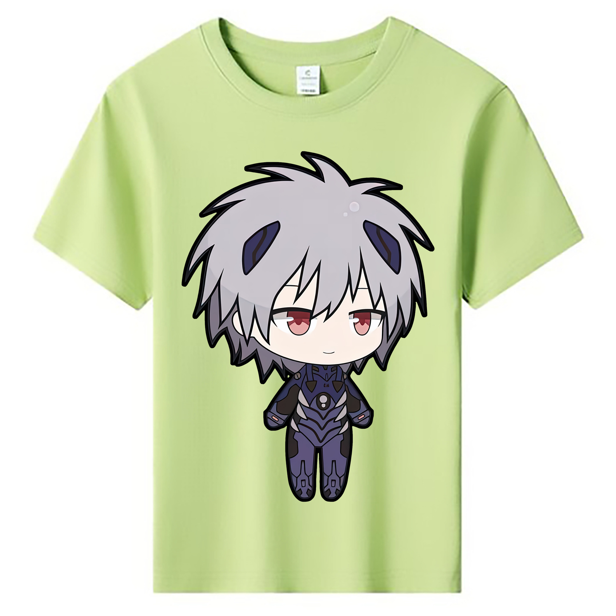 （画像用） EVA 新世紀エヴァンゲリオン 綿100％キッズTシャツ（フロントプリント）